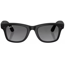 Умные очки Ray-Ban Meta* Wayfarer Gen 2 Matte Black, Поляризационные линзы Polar Gradient Graphite (RW4012), размер L